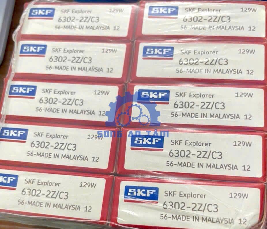 VÒNG BI 6302 - 2Z/C3 SKF CHÍNH HÃNG VÒNG BI 6302 - 2Z/C3 SKF CHÍNH HÃNG